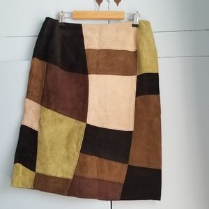 NWT - Alfani Leather Skirt - size 8